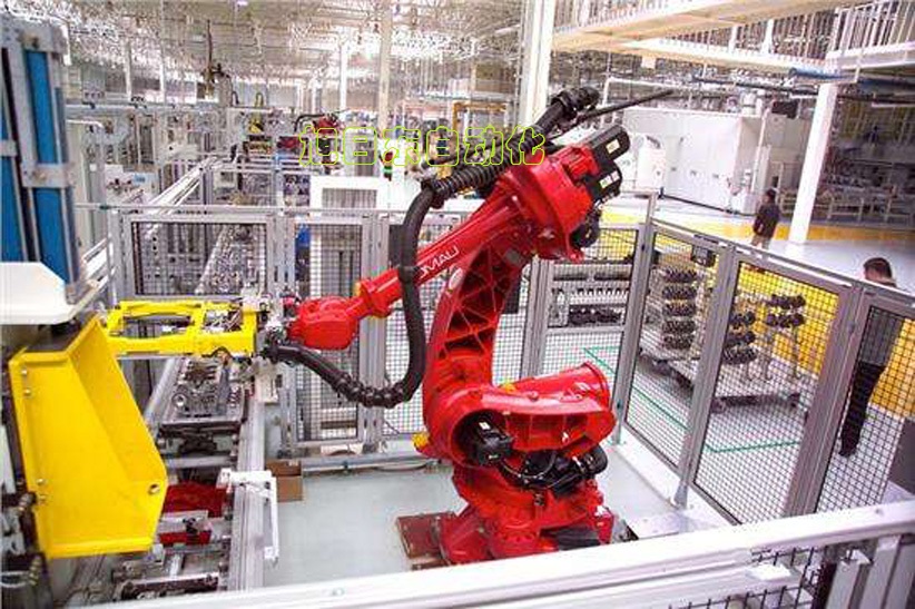 發(fā)動機(jī)生產(chǎn)線機(jī)器人裝配站